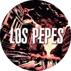 Los Pepes Motiv 1 Anstecker mit Sicherheitsnadel Ø 25 mm