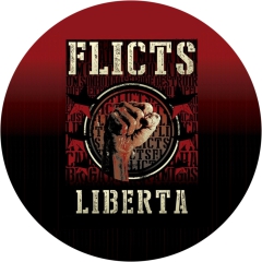 Flicts Motiv 1 Anstecker mit Sicherheitsnadel Ø 25 mm