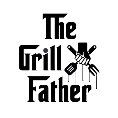 The Grill Father Motiv 1 Anstecker mit Sicherheitsnadel Ø 25 mm
