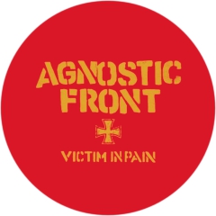 Agnostic Front Motiv D Anstecker mit Sicherheitsnadel Ø 25mm