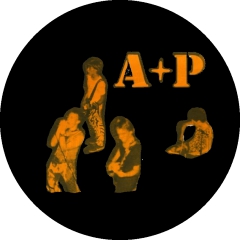 A+P Motiv 2 Anstecker mit Sicherheitsnadel Ø 25 mm