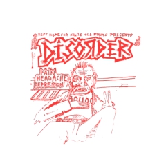 Disorder Motiv 6 Anstecker mit Sicherheitsnadel Ø 25mm