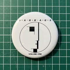 Bauhaus Motiv 2 Anstecker mit Sicherheitsnadel Ø 25mm