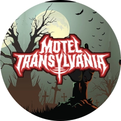 Motel Transylvania Motiv 1 Anstecker mit Sicherheitsnadel Ø 25 mm