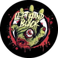 Left Hand Black Motiv 3 Anstecker mit Sicherheitsnadel Ø 25 mm