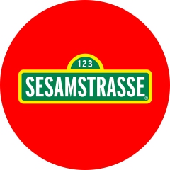 Sesamstraße Motiv 1 Anstecker mit Sicherheitsnadel Ø 25 mm