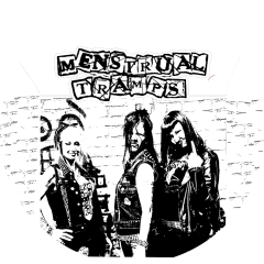 Menstrual Tramps Motiv 2 Anstecker mit Sicherheitsnadel Ø 25 mm