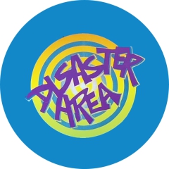 Disaster Area Motiv 1 Anstecker mit Sicherheitsnadel Ø 25 mm