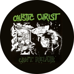 Caustic Christ Motiv 1 Anstecker mit Sicherheitsnadel Ø 25 mm