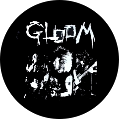 Gloom Motiv 1 Anstecker mit Sicherheitsnadel Ø 25 mm