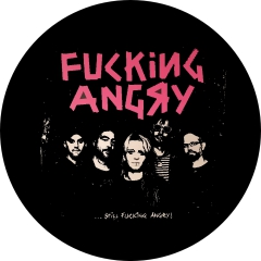 Fucking Angry Motiv 3 Anstecker mit Sicherheitsnadel Ø 25mm