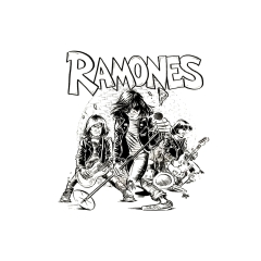 Ramones, The Ramones Motiv 35 Anstecker mit Sicherheitsnadel Ø 25mm