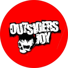 Outsiders Joy Motiv 1 Anstecker mit Sicherheitsnadel Ø 25 mm