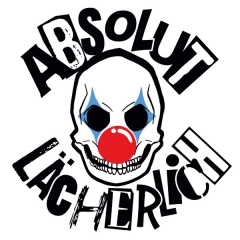 Absolut Lächerlich Motiv 1 Anstecker mit Sicherheitsnadel Ø 25 mm