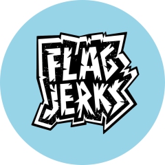 Flag Jerks Motiv 1 Anstecker mit Sicherheitsnadel Ø 25 mm