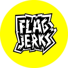 Flag Jerks Motiv 2 Anstecker mit Sicherheitsnadel Ø 25 mm