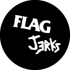 Flag Jerks Motiv 8 Anstecker mit Sicherheitsnadel Ø 25 mm