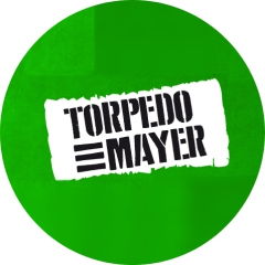 Torpedo Mayer Motiv 2 Anstecker mit Sicherheitsnadel Ø 25 mm