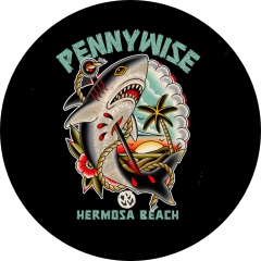 Pennywise Motiv 04 Anstecker mit Sicherheitsnadel Ø 25mm