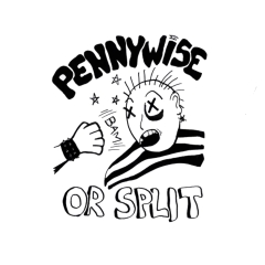 Pennywise Motiv 06 Anstecker mit Sicherheitsnadel Ø 25mm