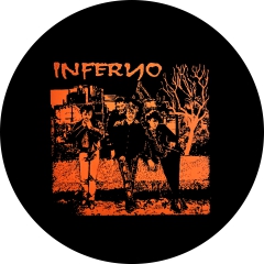 Inferno Motiv 3 Anstecker mit Sicherheitsnadel Ø 25 mm