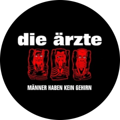 Ärzte, Die Ärzte Motiv 1 Anstecker mit Sicherheitsnadel Ø 25 mm