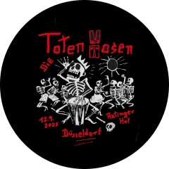 Tote Hosen, Die Toten Hosen Motiv 1 Anstecker mit Sicherheitsnadel Ø 25 mm