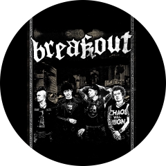 Breakout Motiv 4 Anstecker mit Sicherheitsnadel Ø 25 mm