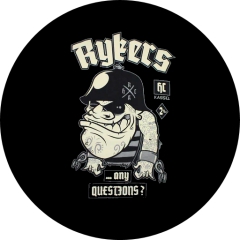 Ryker´s Rykers Motiv 5 Anstecker mit Sicherheitsnadel Ø 25 mm