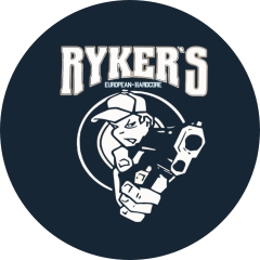 Ryker´s Rykers Motiv 7 Anstecker mit Sicherheitsnadel Ø 25 mm