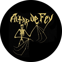 Altar De Fey Motiv 3 Anstecker mit Sicherheitsnadel Ø 25 mm