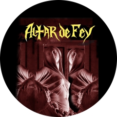 Altar De Fey Motiv 4 Anstecker mit Sicherheitsnadel Ø 25 mm