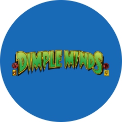 Dimple Minds Motiv 1 Anstecker mit Sicherheitsnadel Ø 25 mm