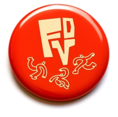 Fest der Vielen Motiv 3 Anstecker mit Sicherheitsnadel Ø 25 mm