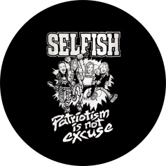 Selfish Motiv 1 Anstecker mit Sicherheitsnadel Ø 25 mm