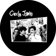 Circle Jerks Motiv L Anstecker mit Sicherheitsnadel Ø 25mm