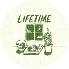 Lifetime Motiv 5 Anstecker mit Sicherheitsnadel Ø 25 mm