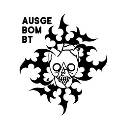 Ausgebombt Motiv 2 Anstecker mit Sicherheitsnadel Ø 25 mm