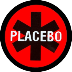 Placebo Motiv 1 Anstecker mit Sicherheitsnadel Ø 25 mm