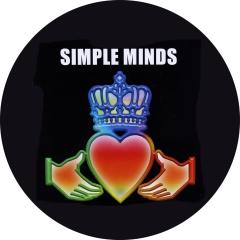 Simple Minds Motiv 1 Anstecker mit Sicherheitsnadel Ø 25 mm