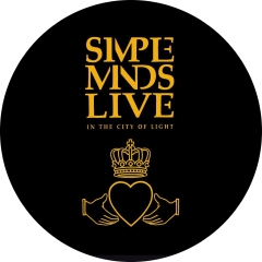 Simple Minds Motiv 2 Anstecker mit Sicherheitsnadel Ø 25 mm