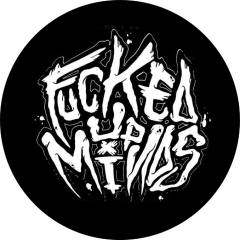 Fucked Up Minds Motiv 3 Anstecker mit Sicherheitsnadel Ø 25 mm