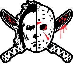 Horror Michael Myers Halloween Motiv 1 Anstecker mit Sicherheitsnadel Ø 25 mm