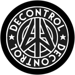 Decontrol Motiv 2 Anstecker mit Sicherheitsnadel Ø 25 mm