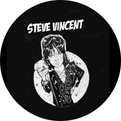 Vincent, Steve Vincent Motiv 1 Anstecker mit Sicherheitsnadel Ø 25 mm