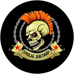 Euskal Bastards Motiv 1 Anstecker mit Sicherheitsnadel Ø 25 mm