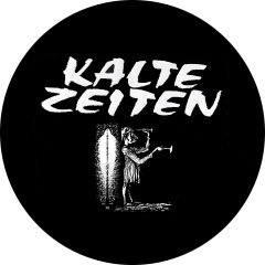 Kalte Zeiten Motiv 4 Anstecker mit Sicherheitsnadel Ø 25 mm