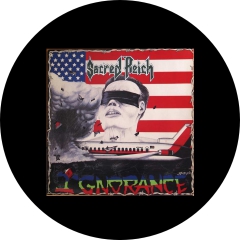 Sacred Reich Motiv 4 Anstecker mit Sicherheitsnadel Ø 25 mm