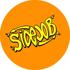 Sidejob Motiv 2 Anstecker mit Sicherheitsnadel Ø 25 mm