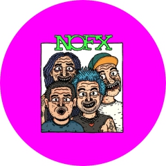 NOFX Motiv 14 Anstecker mit Sicherheitsnadel Ø 25 mm